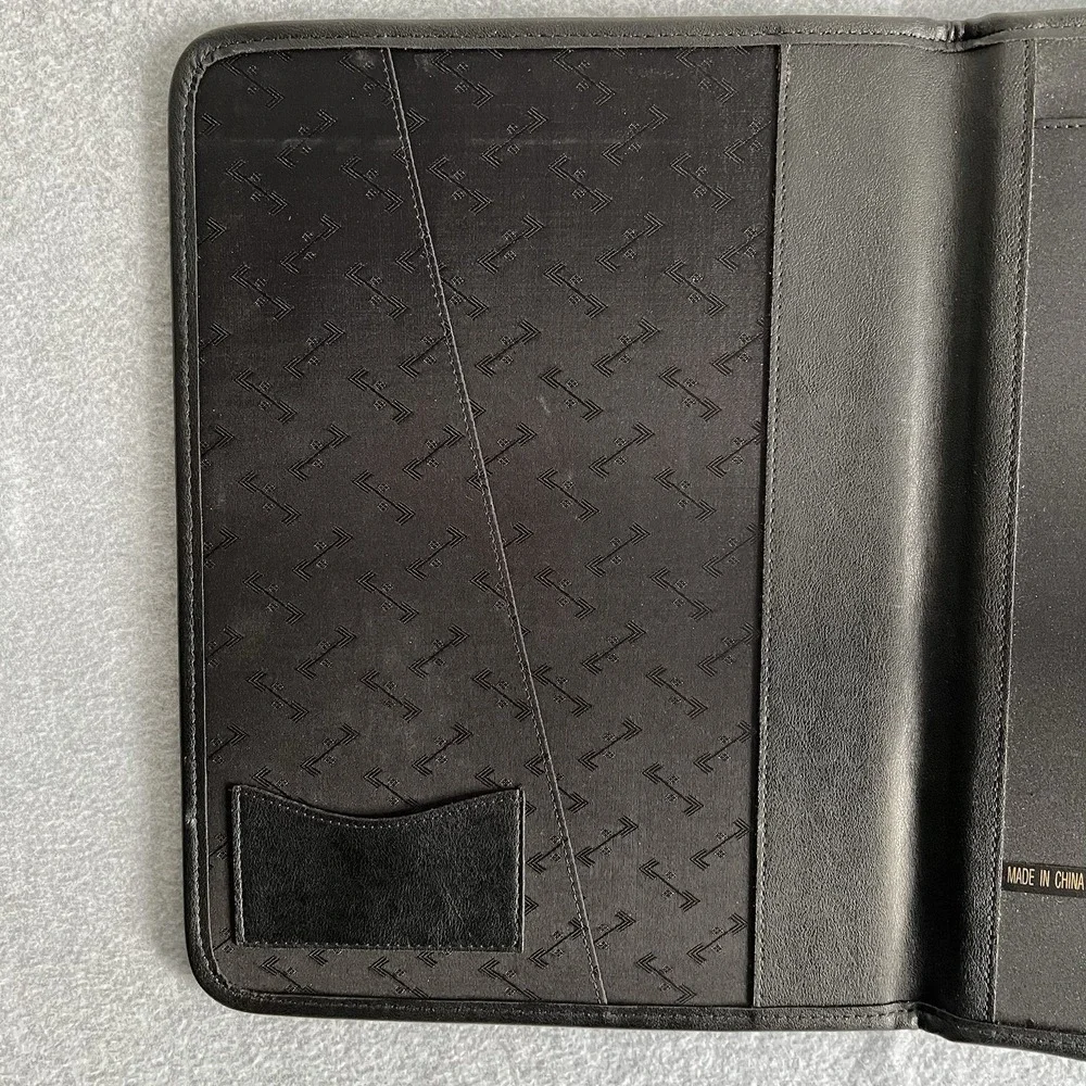 Florida Gators UF Bi-Fold Writing‎ Note Pad Folio Black Faux Leather Portfolio